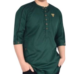 Colour Green Fabric 100%cotton slub