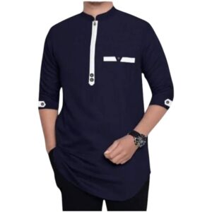 Colour Navy blueFabric 100% cotton slub