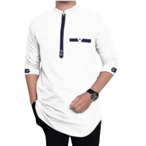 Colour White Fabric 100% cotton slub