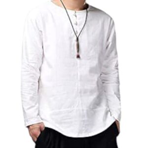 Colour white Fabric 100% cotton slub 2